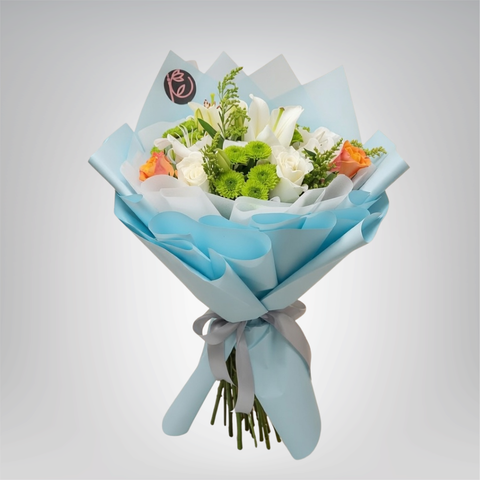 Azure Harmony Bouquet