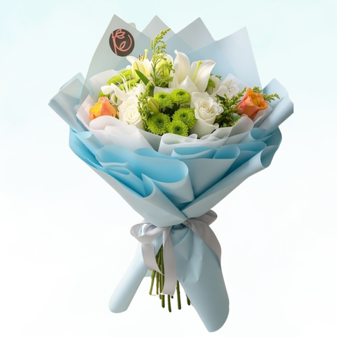 Azure Harmony Bouquet