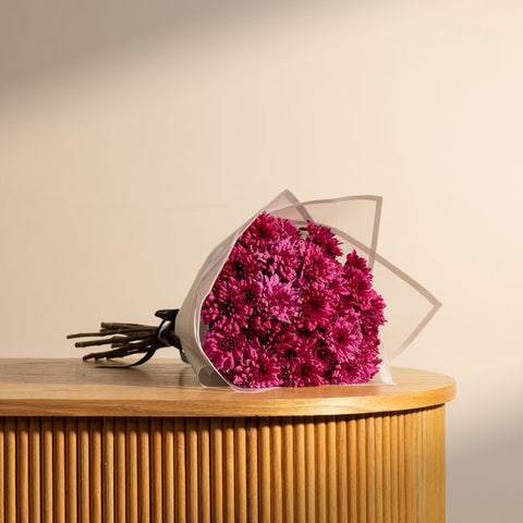 Charming Purple Chrysanthemum Bouquet