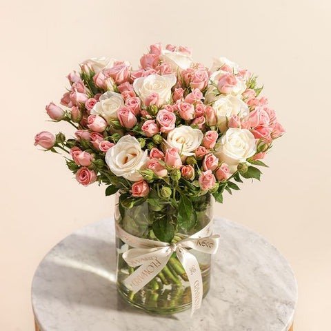 Elegant Roses Vase